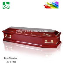 Trade Assurance high quality european style solid wood coffin for sale